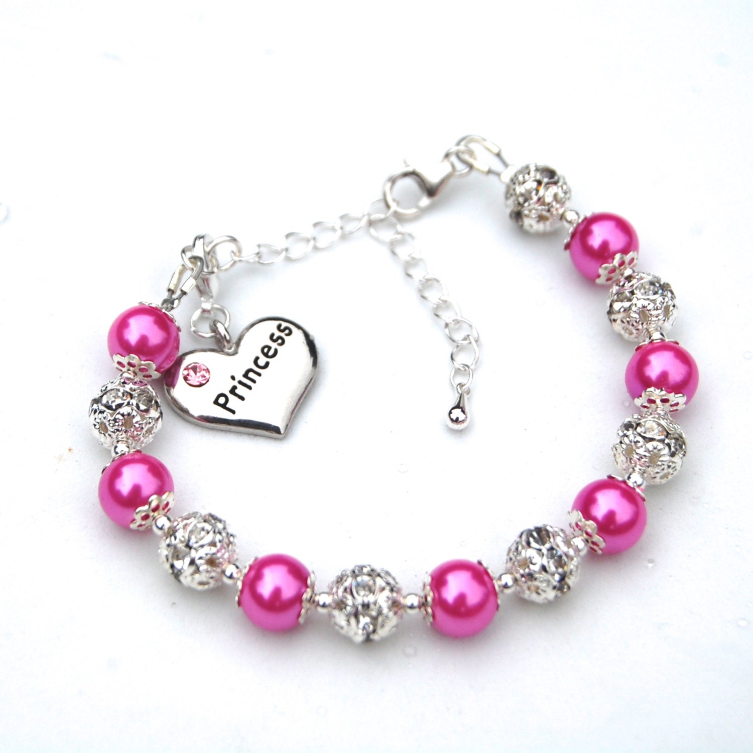 Princess Gift Father Daughter Gift Princess Charm Bracelet