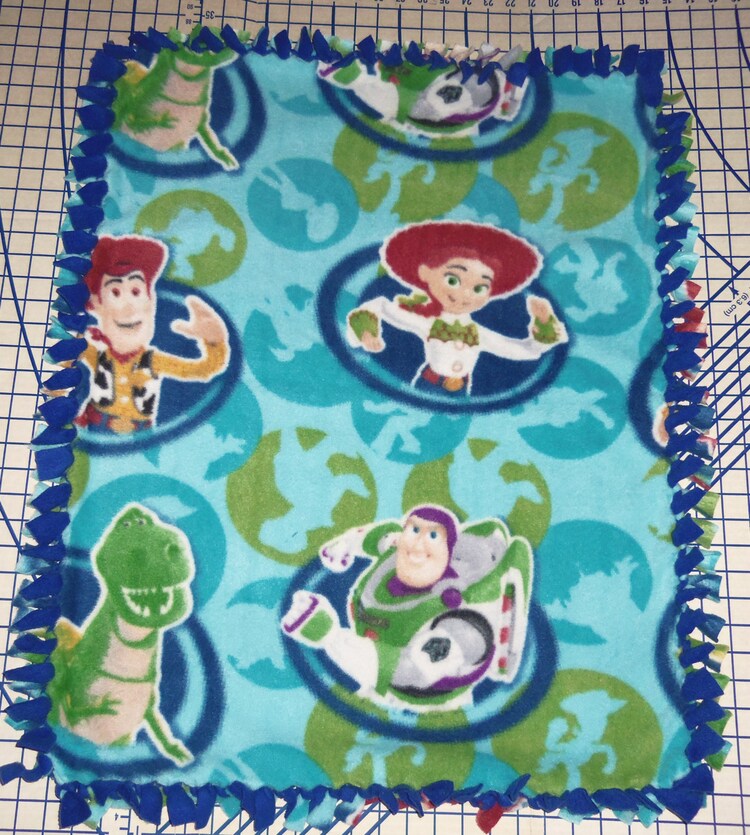 Disney Toy Story Fleece Baby Blanket Pet Lap by Scrunchiesbysherry