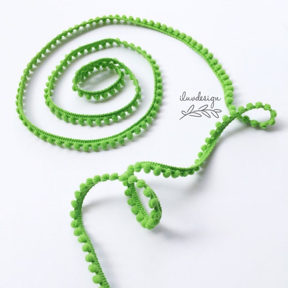 pom pom trim designer Wholesale â€¢ Trim Baby Pom Apple Pom Green Apple Pom Pod Pom Pea Mini