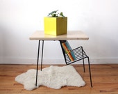 Modern Minimal Wire Metal Side Table