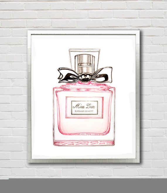 Miss Dior Perfume Poster : PRINTABLE FILE by TheOrangePress
