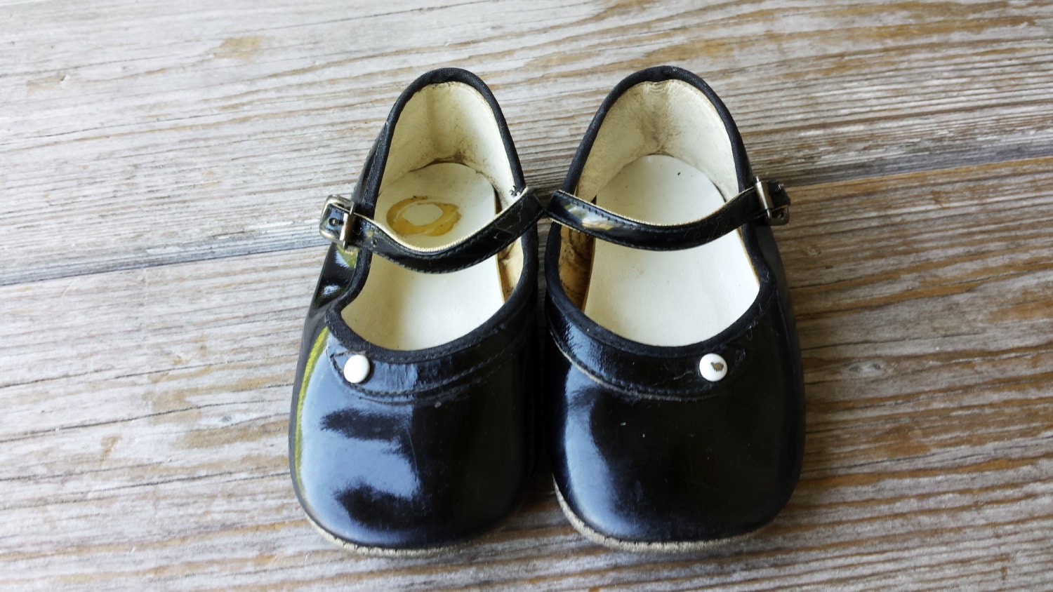 Baby Girls Black Mary Jane Shoes