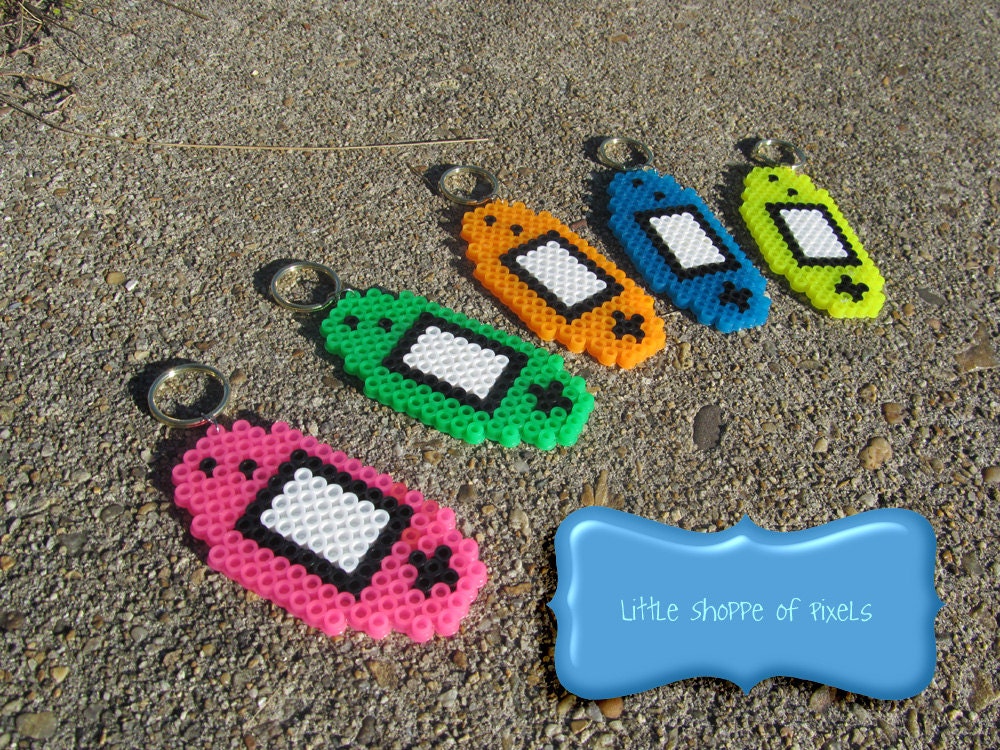 Gameboy Advance Console Keychain // video game keychain