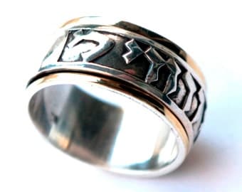Personalize Ring message Hebrew love verse ring Prayer rings Bague tube argent or Ani le Dodi