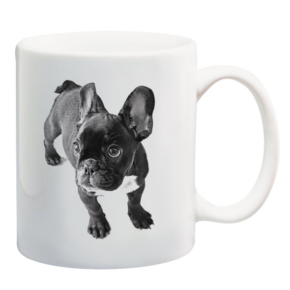 French bulldog puppy ceramic coffee mug tea cup