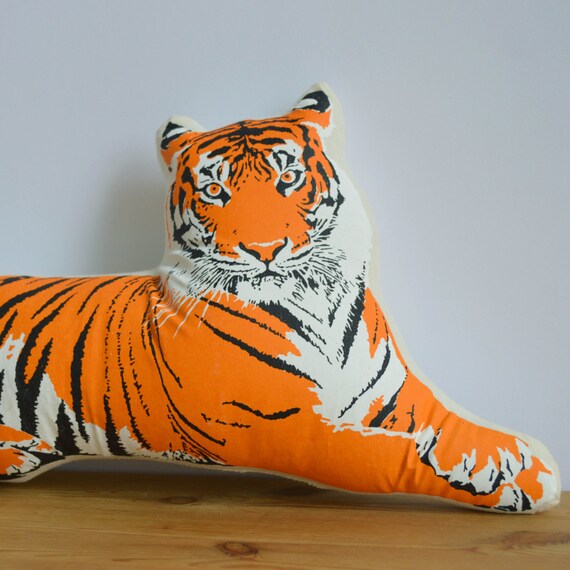 Silkscreen Tiger Pillow
