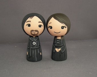 Witches Wedding Cake Toppers