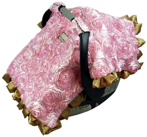 Luxury Baby Blankets Pink 3d Baby Blanket by RitzyBabyOriginal