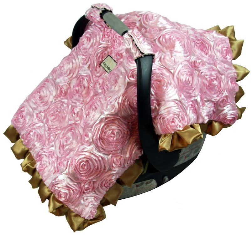 Luxury Baby Blankets Pink 3d Baby Blanket by RitzyBabyOriginal