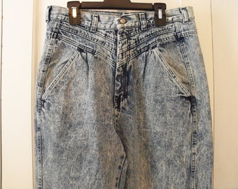 Items similar to Reserved for bultimate - Acid Wash Fold Over Waist