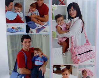 Simplicity 2924, Diaper Bags and Accessories, Sewing Pattern, Uncut
