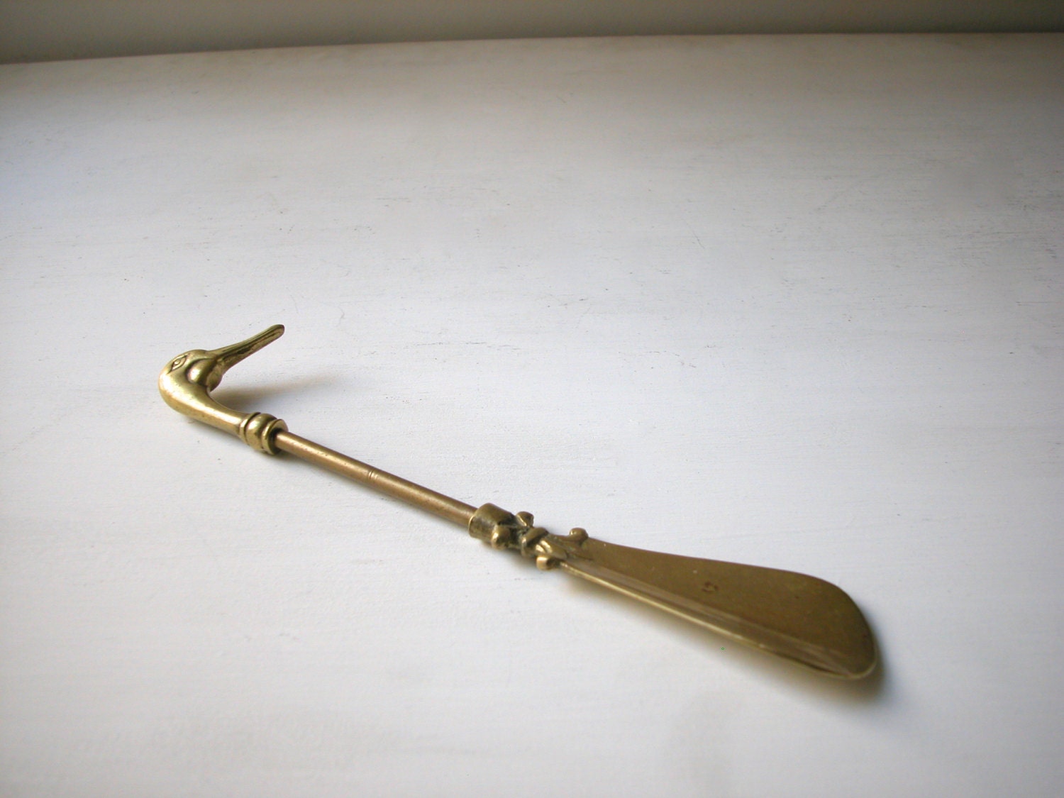 Vintage Brass Duck Shoe Horn by vandreyindustries on Etsy