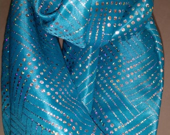 SALE!!! Turquoise Infinity scarf