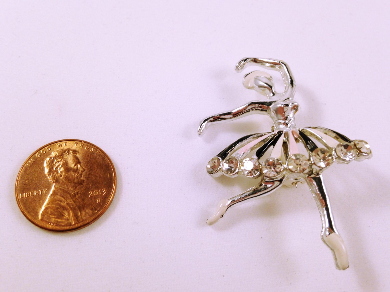 BALLERINA BROOCH PIN Dancer Brooch Ballet Brooch Vintage