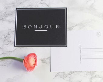 Bonjour Postcard