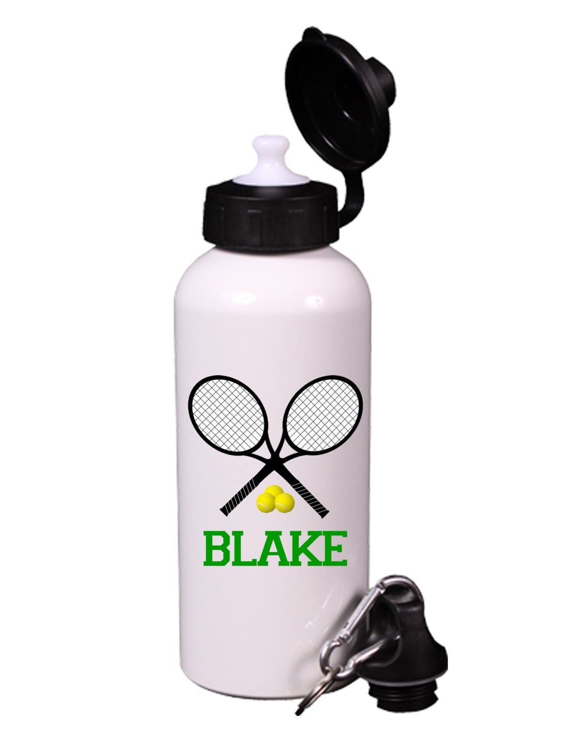 personalized tennis water bottle