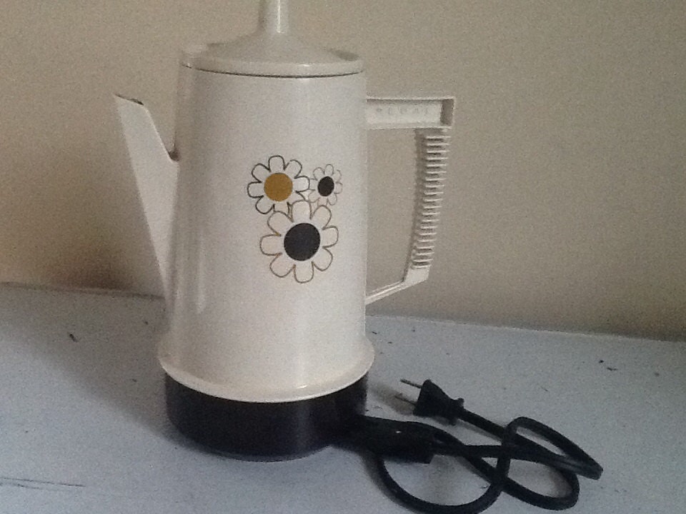 Polly Perk Coffee Pot / Electric Coffee Pot / by RedBarnGarden