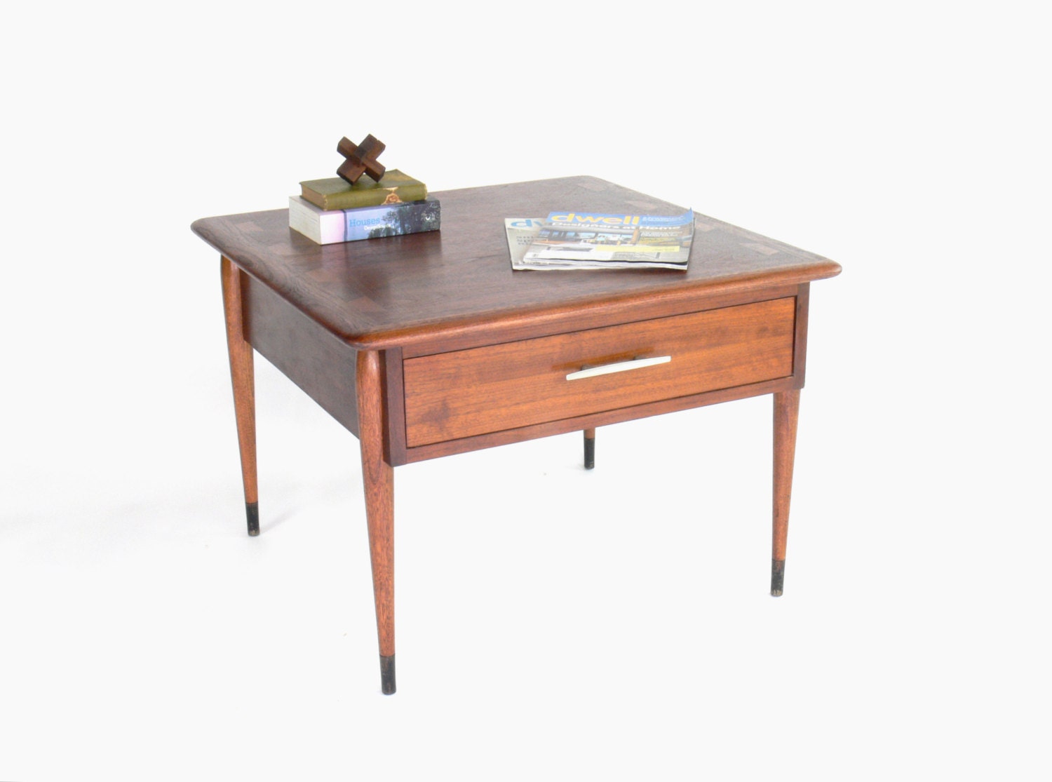 Mid Century Modern Lane Acclaim End // Side Table with Drawer Haute Juice