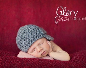 Crochet Hat PATTERN, Crochet Pattern Hat, Newsboy Hat Tutorial, DIY, PDF file, Instant Download, Premie, Newborn thru Adult,