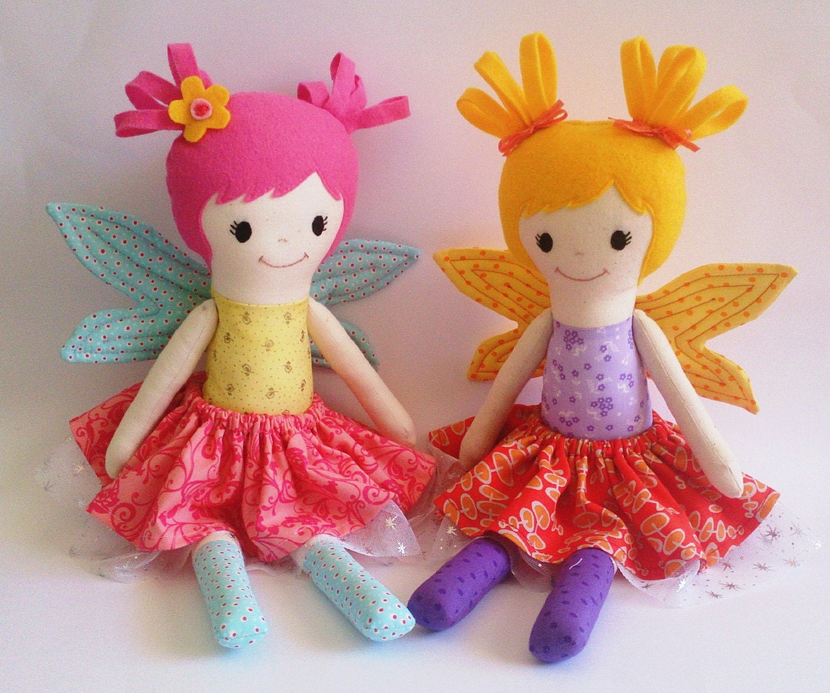 Fairy soft doll PDF Sewing Pattern Direct Download