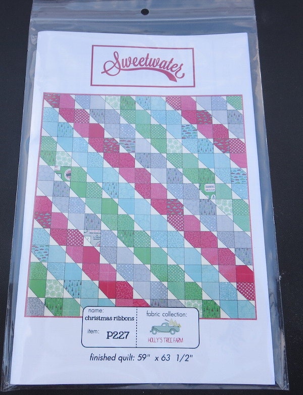 Sweetwater Christmas Ribbon Quilt Pattern