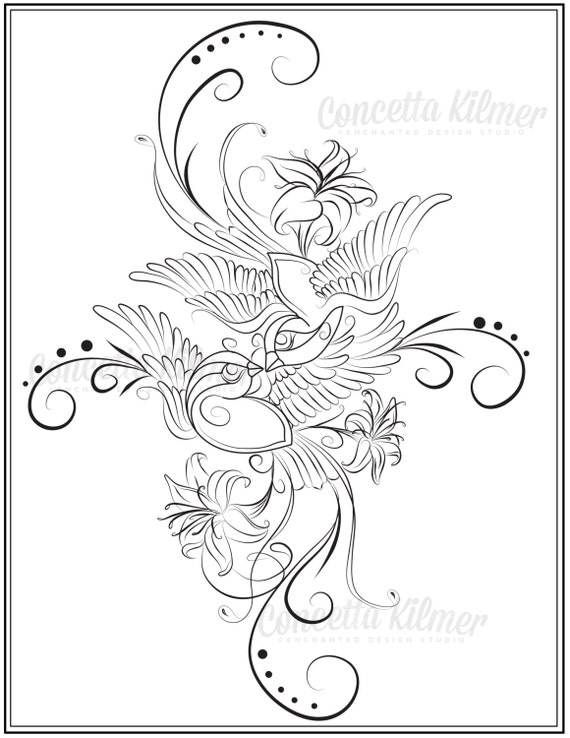 Adult Coloring Pages Sparrow Birds Zentangle Doodle Coloring