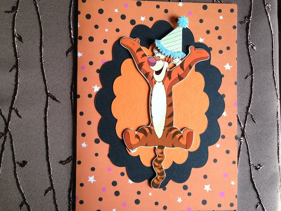 carte anniversaire tigrou