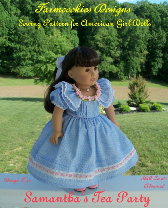 PDF Sewing Pattern / Afternoon Tea Party / Sewing Pattern for 18" Dolls