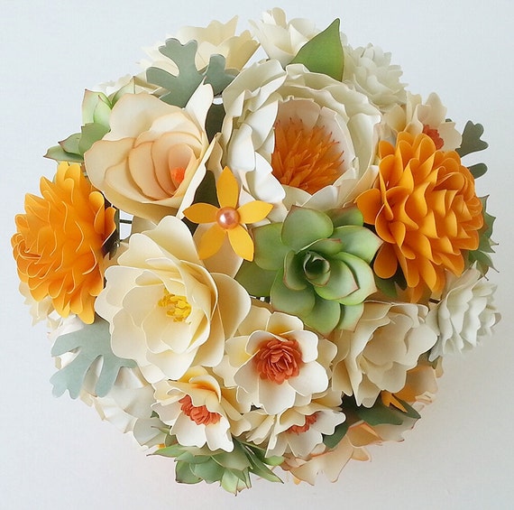 Download Paper Bouquet Paper Flower Bouquet Wedding Bouquet