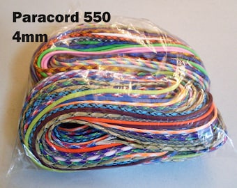 Paracord 550 Grab Bag, 200 ft. My choice colors - CHOOSE free gift