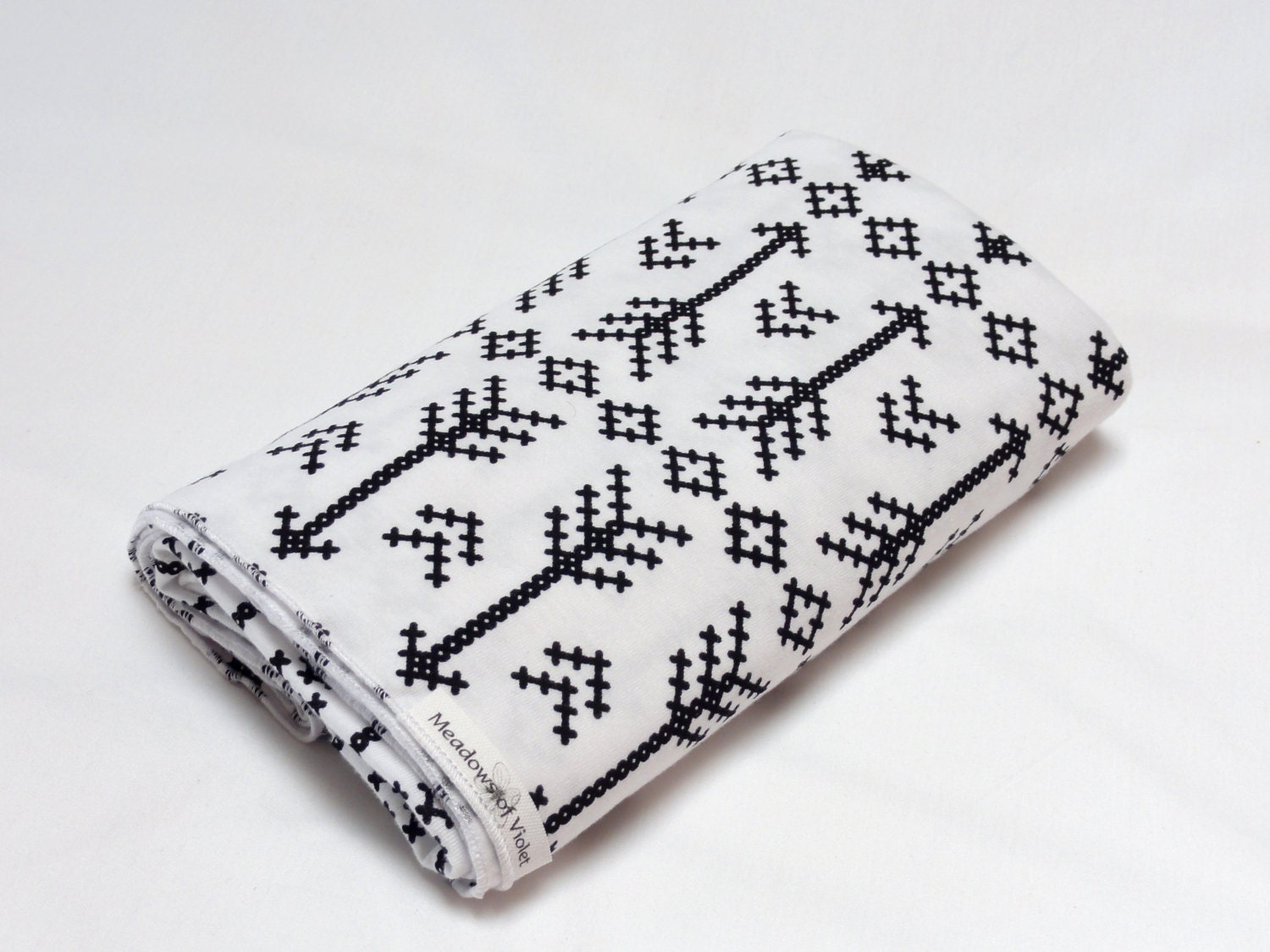 Large Cotton Jersey Knit Baby Swaddle/Receiving Blanket Girl