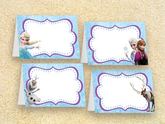 This is an image of Sly Frozen Party Food Labels Free Printable It's just a photo of Sly Frozen Party Food Labels Free Printable