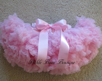 Pink Pettiskirt, 9-24 mo, Ready To Ship, 1st Birthday Tutu, Baby Girl 1st Birthday Outfit, Girls First Birthday Outfits, 1 year Tutu Skirt