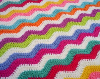 The granny stripes lines & circles blanket by handmadebyria