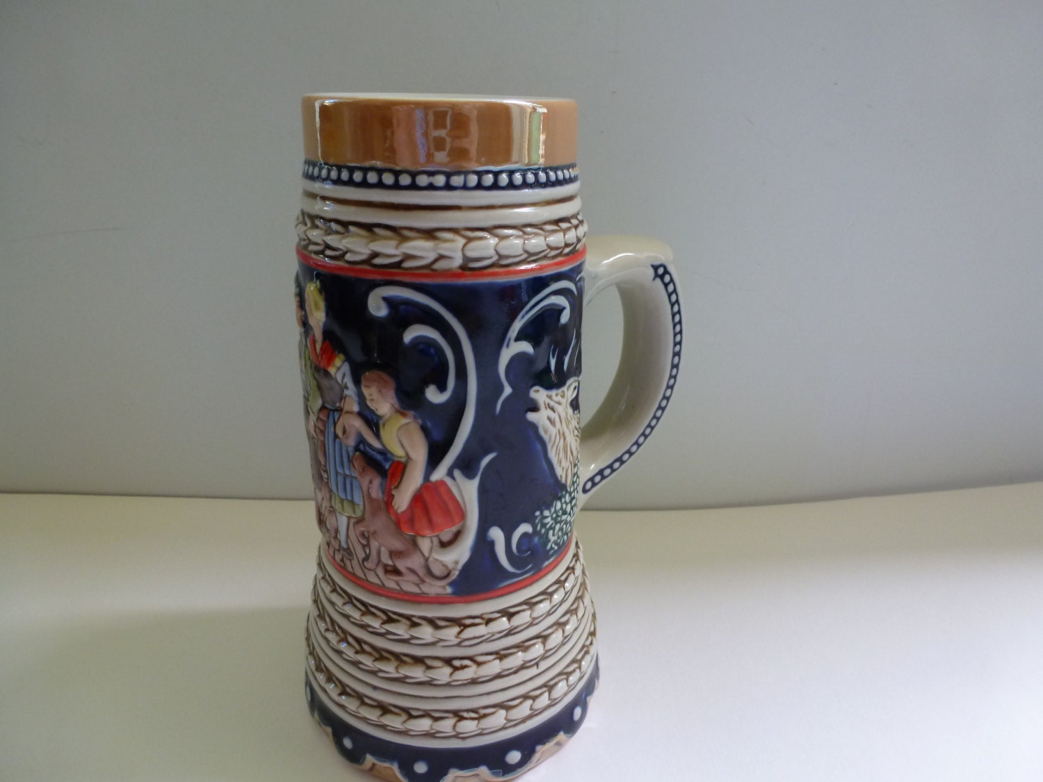 Ceramarte Beer Stein Made in Brazil Vintage Beer Stein Family