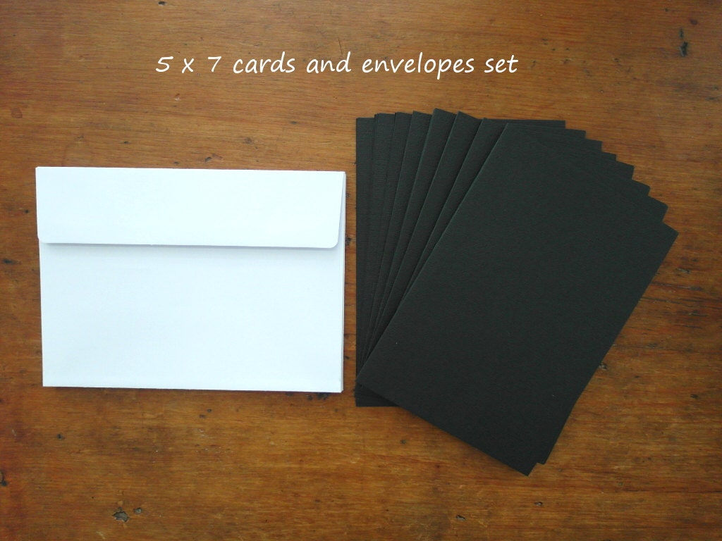 A7 Cards and Envelopes 5x7 Envelopes and Cardstock by chickydoddle