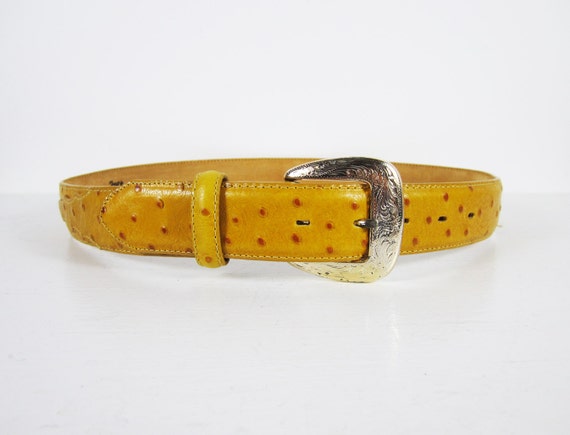 tony lama men's ostrich belts
