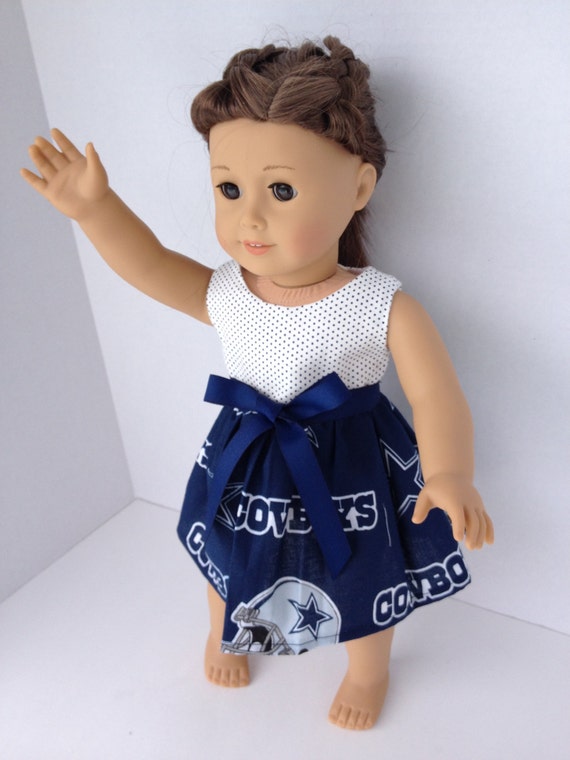 American Girl Doll NFL Dallas Cowboys cheerleader outfit with
