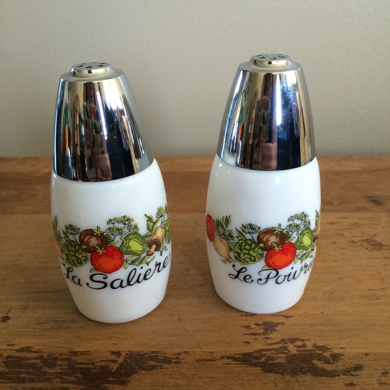 Gemco Spice of Life salt and pepper shakers by