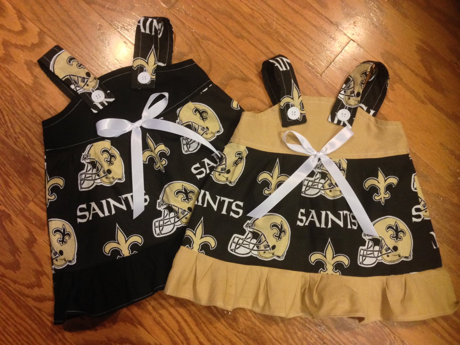 NFL New Orleans Saints Baby Infant Toddler Girls Dress You
