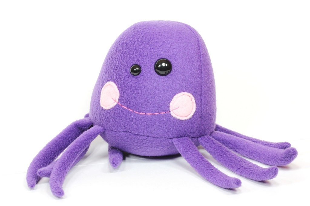 purple plush octopus