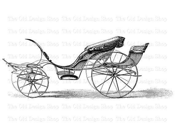 clipart horse drawn carriage - photo #35