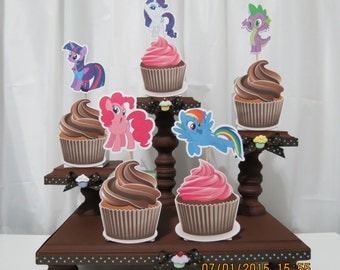 My Little Pony Cupcake Toppers (Set of 12)