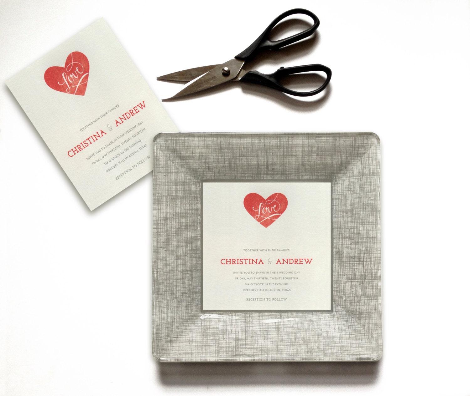 personalized wedding gift invitation plate keepsake for
