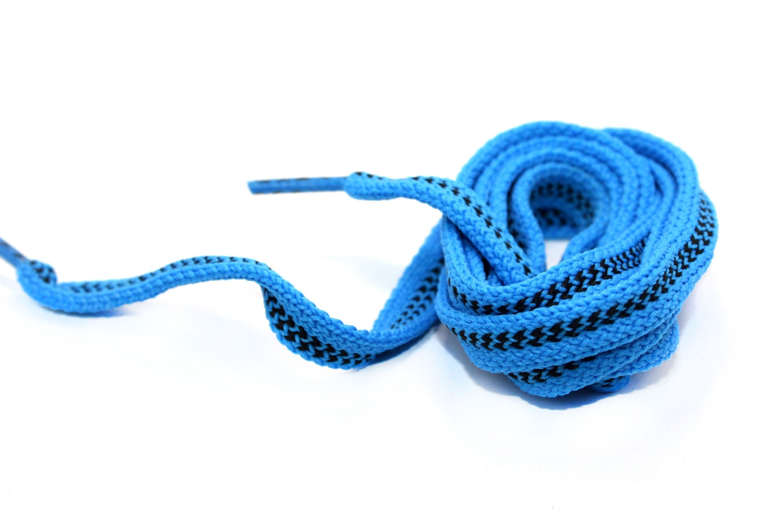 Blue Lacing Shoelaces for Belts Shoes and Crafts 4 PCS