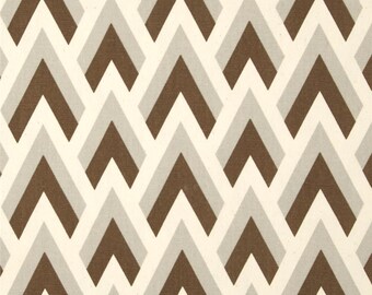 2 Pillow Covers 18x18 inch-Free US Shipping- Zap in Chocolate Brown/Natural