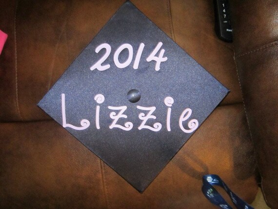 Graduation cap iron on vinyl decal by ShesheVinylandThings on Etsy