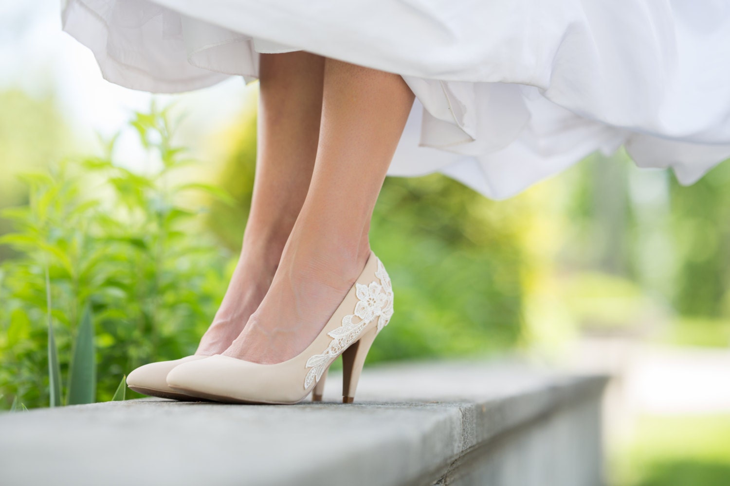 {Wedding Trends} : Nude Wedding Shoes - Belle The Magazine