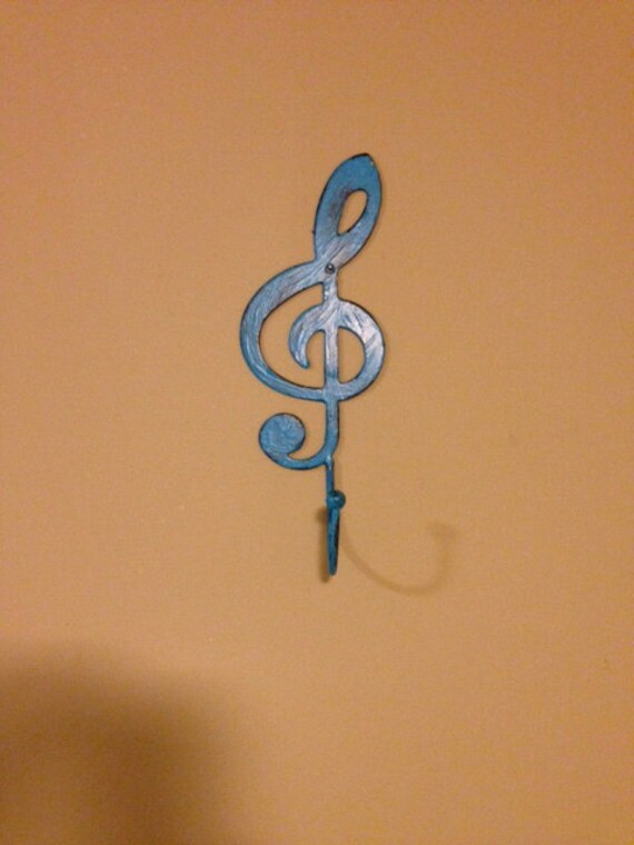 musical note wall hook