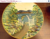 Lovely large hand painted plate Lovely large hand painted plate